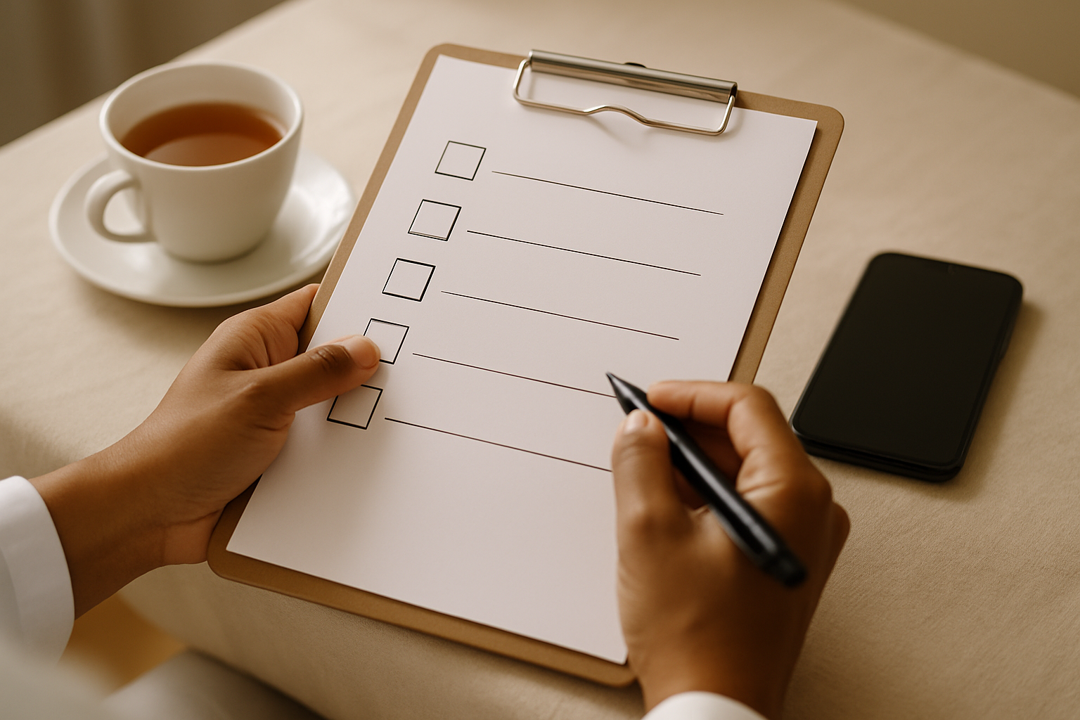 Checklist for planning an About page structure