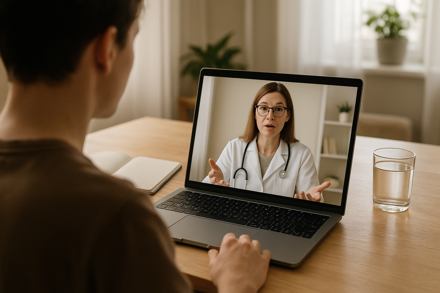 Telehealth consult setup for nutrition support