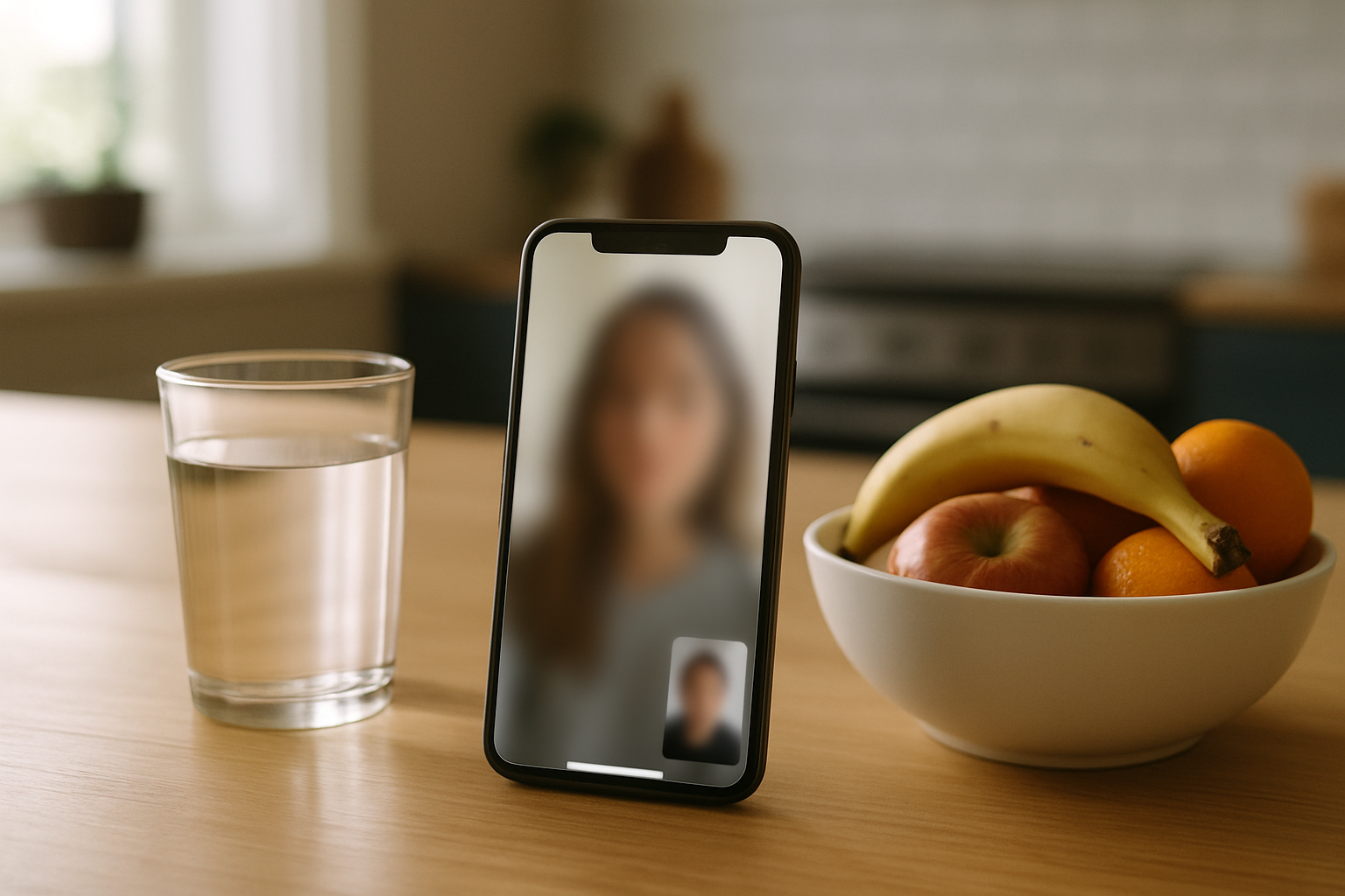 Online nutrition appointment set-up at home