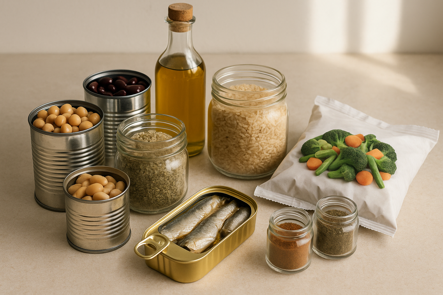 Budget-friendly pantry staples for simple healthy meals