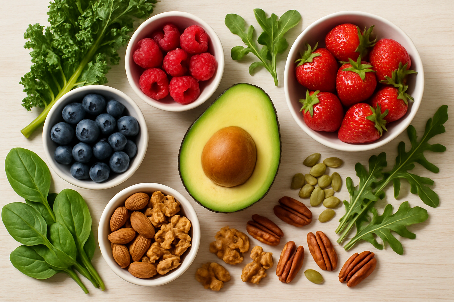 A colourful arrangement of fresh, healthy foods representing an investment in wellbeing.