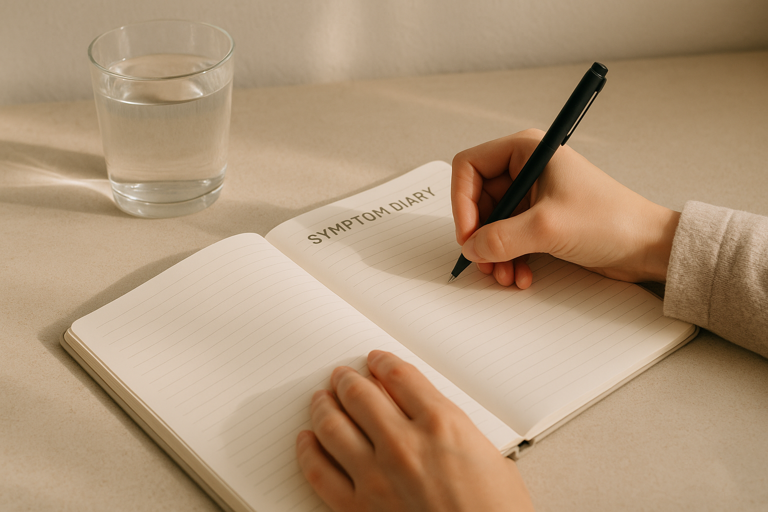 Tracking sleep and symptoms as part of an anxiety support plan