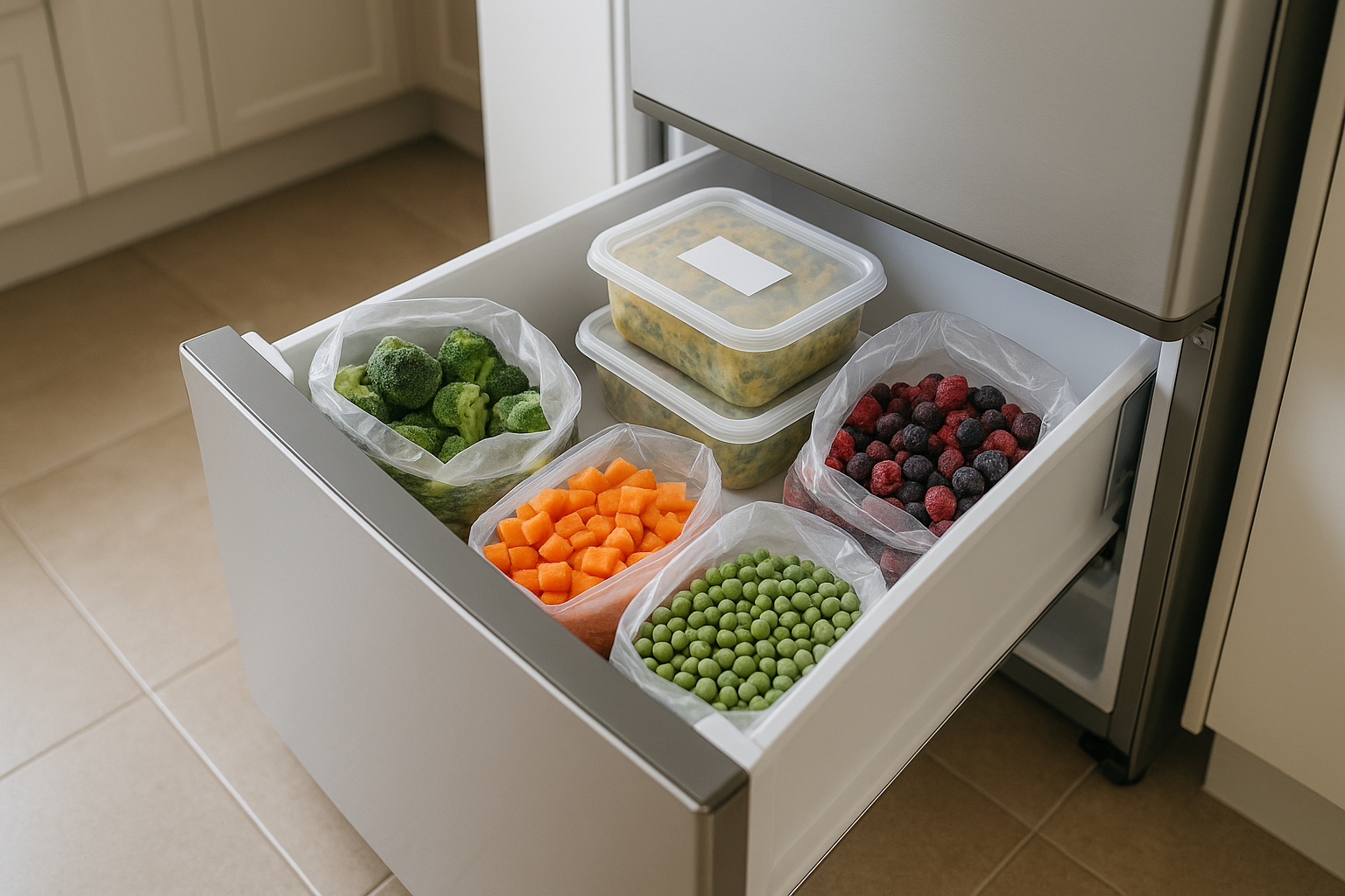 Frozen vegetables and meal prep staples for easy weeknight dinners